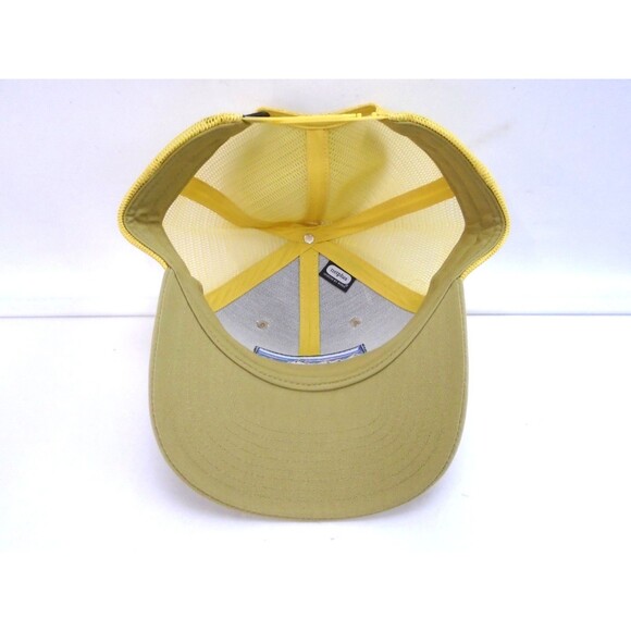 Patagonia Baseball Mens Cap Trucker Snap Back Yellow Mesh Logo Hat One Size - Picture 5 of 6